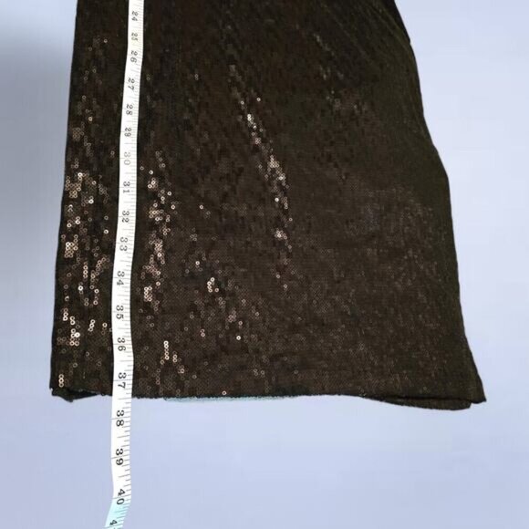 Rinascimento Black Sequin Dress - Size Large - Picture 9 of 9